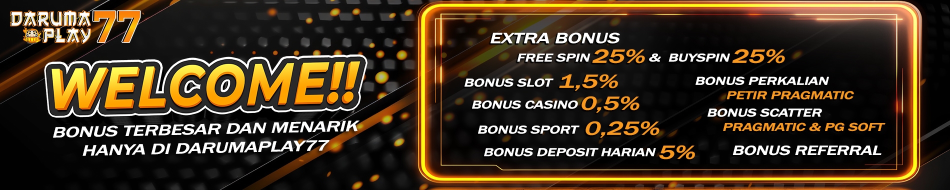 selamat datang + all promo